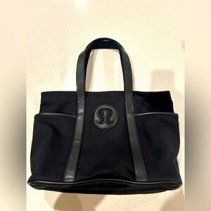 Lululemon Daily Multi-use Black Canvas Tote